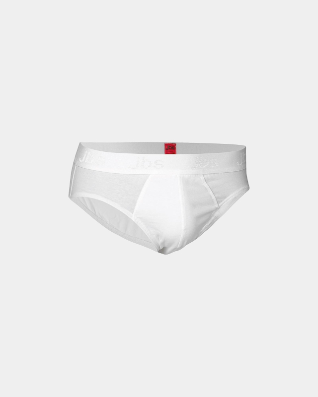 "Black or white" briefs | bomuld | hvid -JBS