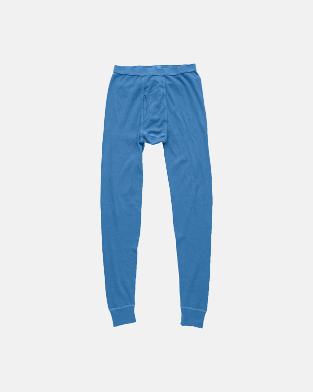 Long johns m. gylp | 100% bomuld | blå -JBS