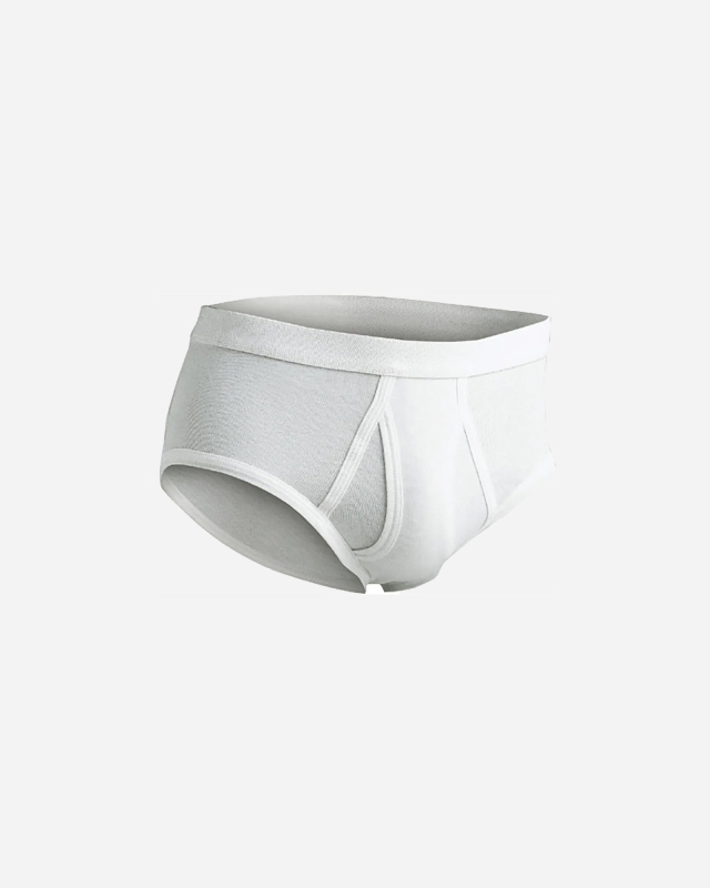 Briefs m. gylp "light" | 100% bomuld | Hvid -JBS