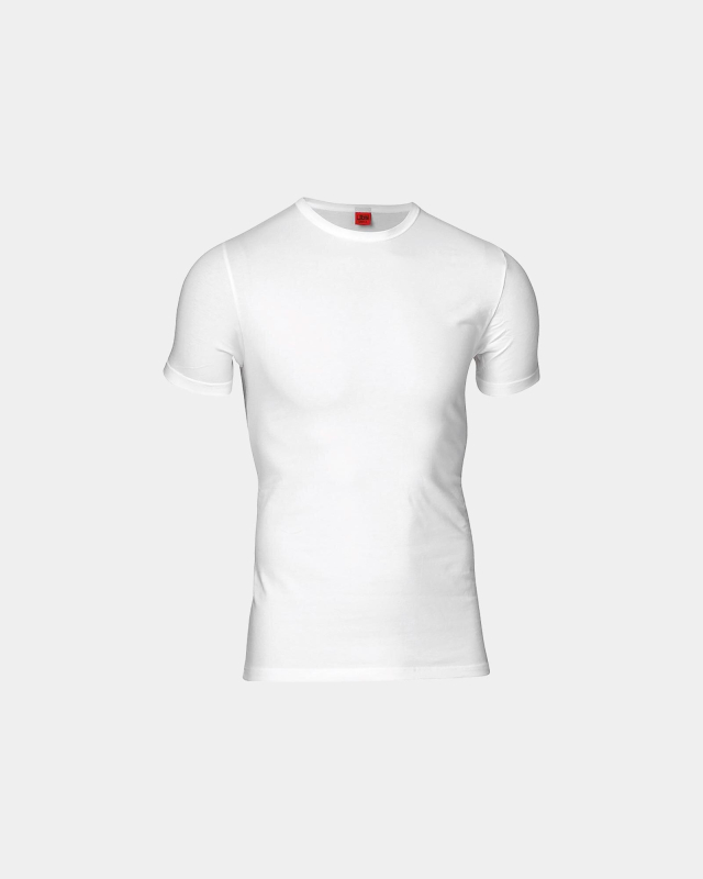 "Black or white" t-shirt o-hals | bomuld | hvid -JBS