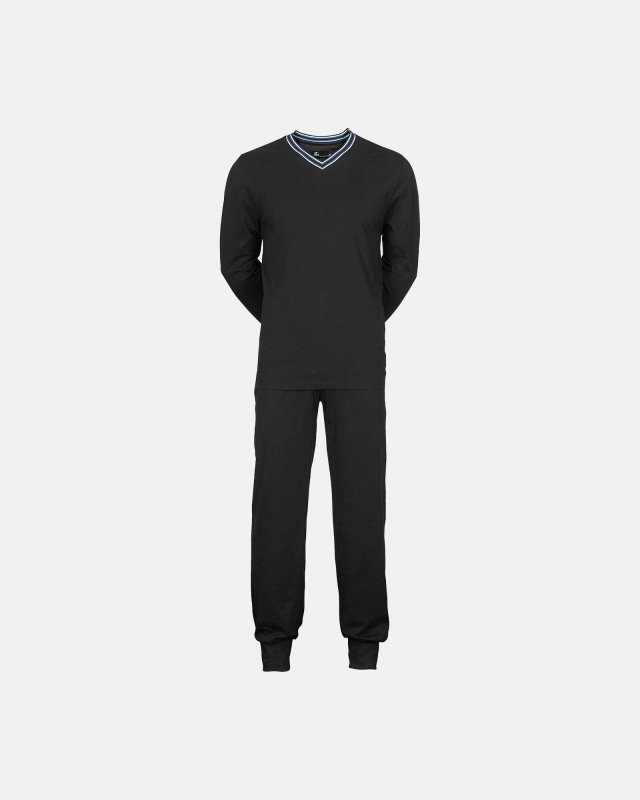 Pyjamas | 100% jersey bomuld | sort -JBS