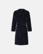 Badekåbe m. hætte | 100% velour bomuld | Navy - JBS
