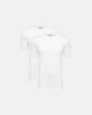 2-pak t-shirt o-hals | økologisk bomuld | hvid - JBS