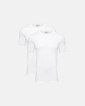T-shirt "o-neck" 2-pak | 100% økologisk bomuld | Hvid - JBS