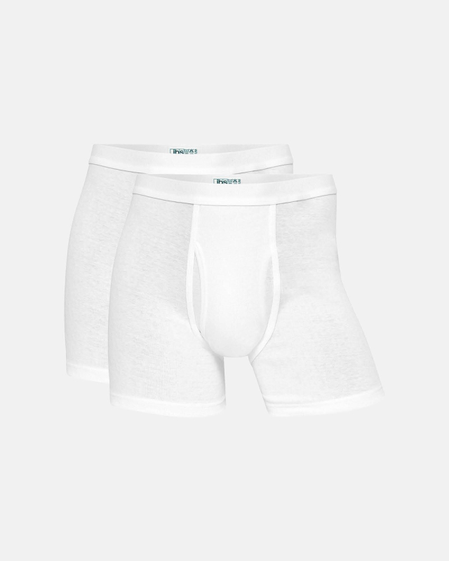 Tights m. gylp | 2-pak | 100% økologisk bomuld | Hvid -JBS