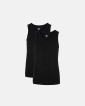 Tanktop "kids" 2-pak | Bambusviskose | Sort - JBS