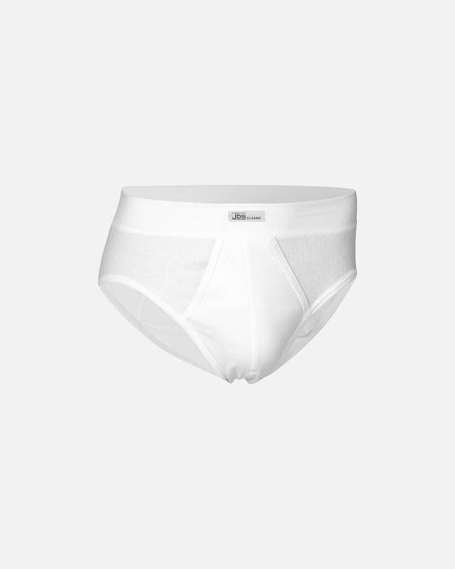 "Classic" briefs med gylp | 100% bomuld | hvid -JBS