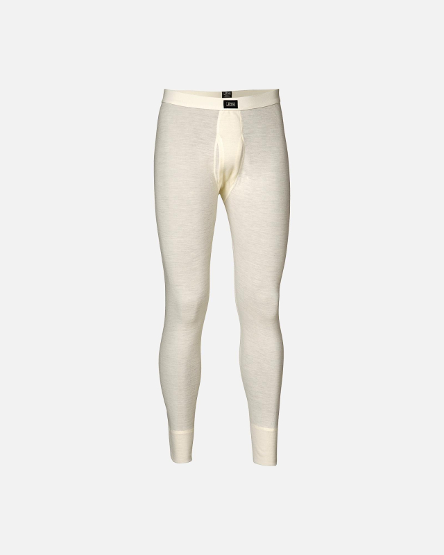 "Wool" long johns | 100% merino uld | hvid -JBS