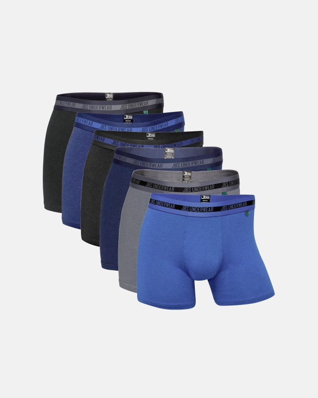 6-pak tights | bambus | multifarvet -JBS