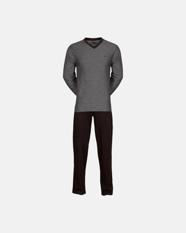 Pyjamas "jersey" | 100% bomuld | Grå -JBS
