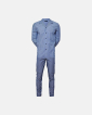 Pyjamas | 100% vævet bomuld | blå - JBS