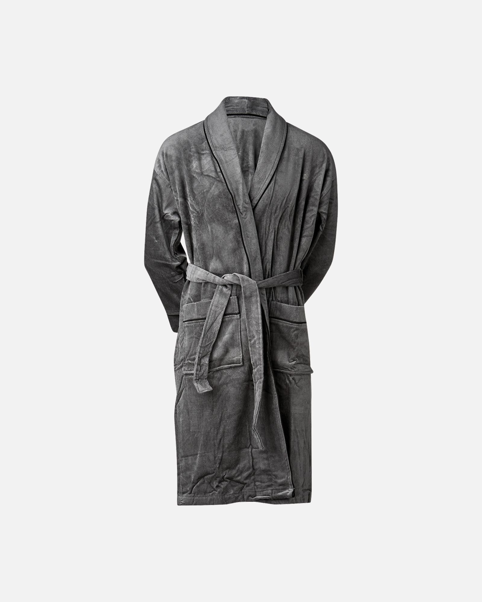 Badekåbe | 100% velour bomuld | Grå -JBS