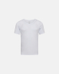 T-shirt "sweat proof" v-neck| Økologisk bambusviskose | Hvid -JBS