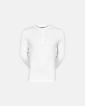 Langærmet t-shirt "grandad" | 100% økologisk bomuld  | Hvid -JBS