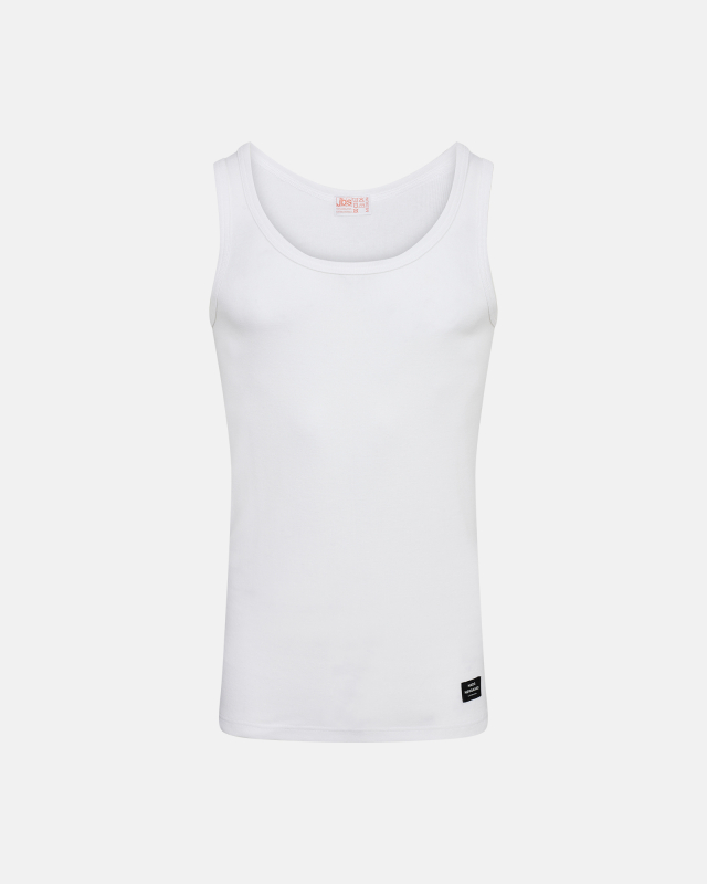 Tanktop "original" | 100 % økologisk bomuld | Hvid -JBS x Mads Nørgaard