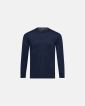 Langærmet t-shirt "wool"  | 100% merino uld | Navy - JBS