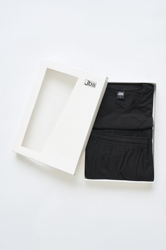 Pyjamas "jersey" | Bambusviskose | Sort -JBS