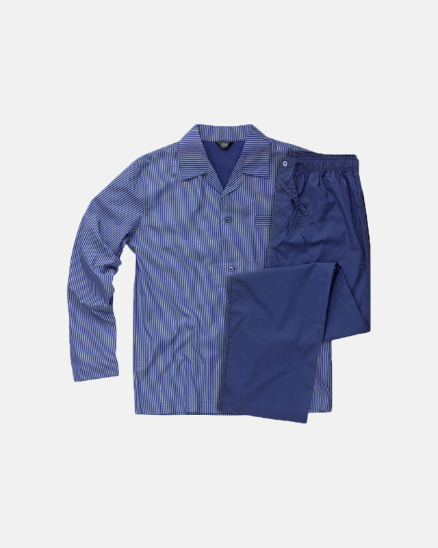 Pyjamas | 100% vævet bomuld | Stribet -JBS