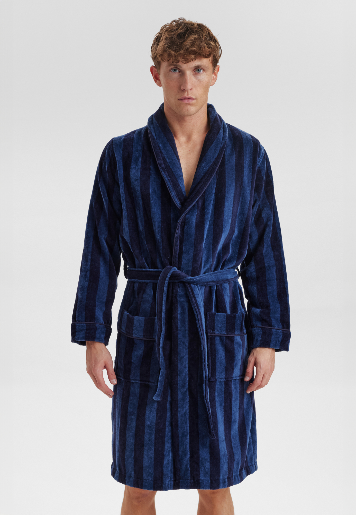 Badekåbe | 100% velour bomuld | Blå -JBS Badekåbe | 100% velour bomuld | Blå -JBS