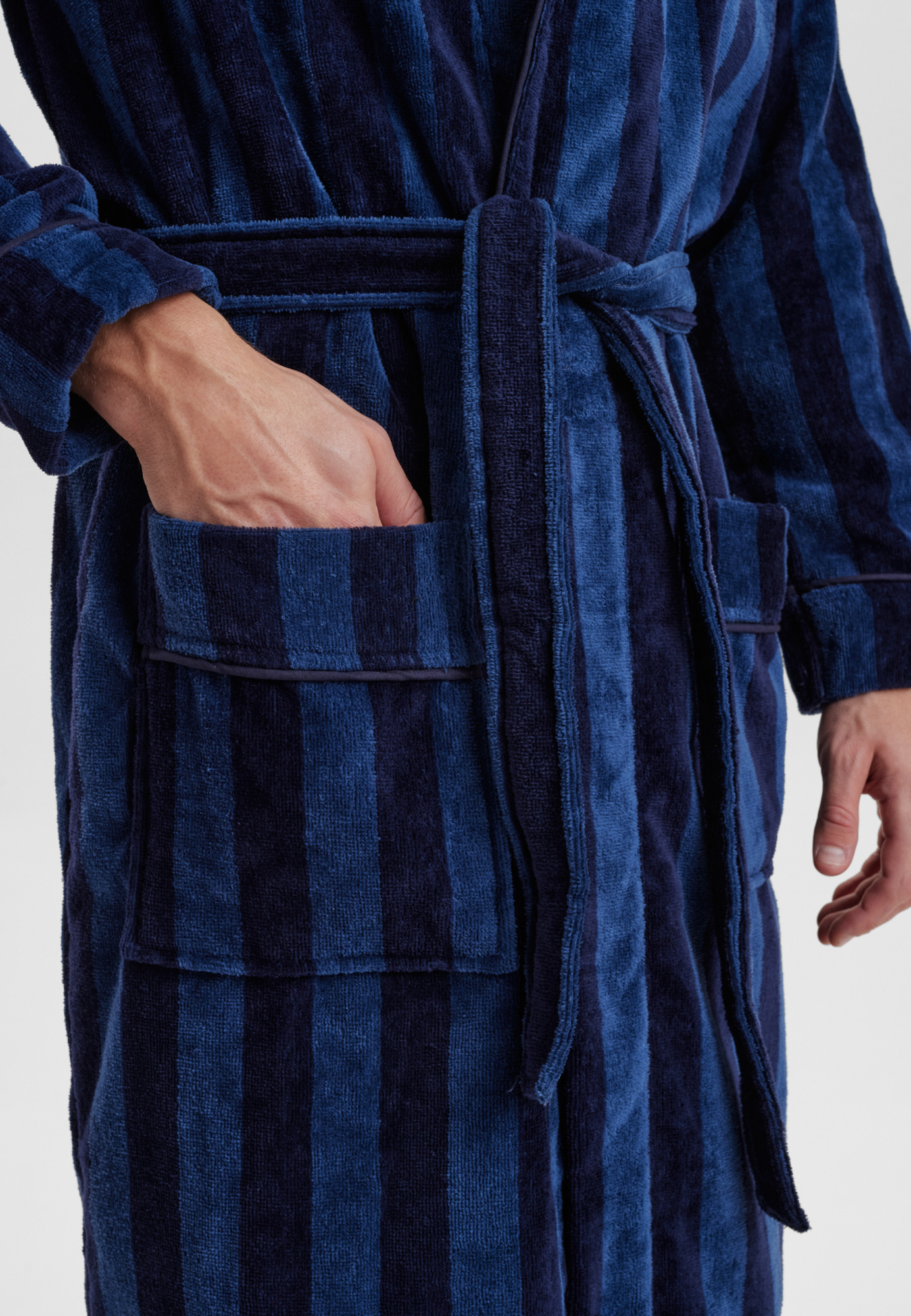 Badekåbe | 100% velour bomuld | Blå -JBS Badekåbe | 100% velour bomuld | Blå -JBS