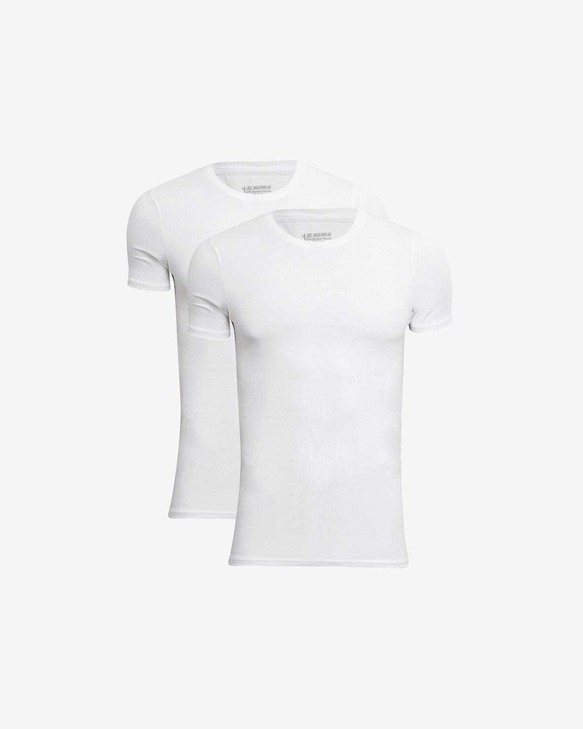 2-pak t-shirt o-hals | bambusviskose | hvid -JBS 2-pak t-shirt o-hals | bambusviskose | hvid -JBS