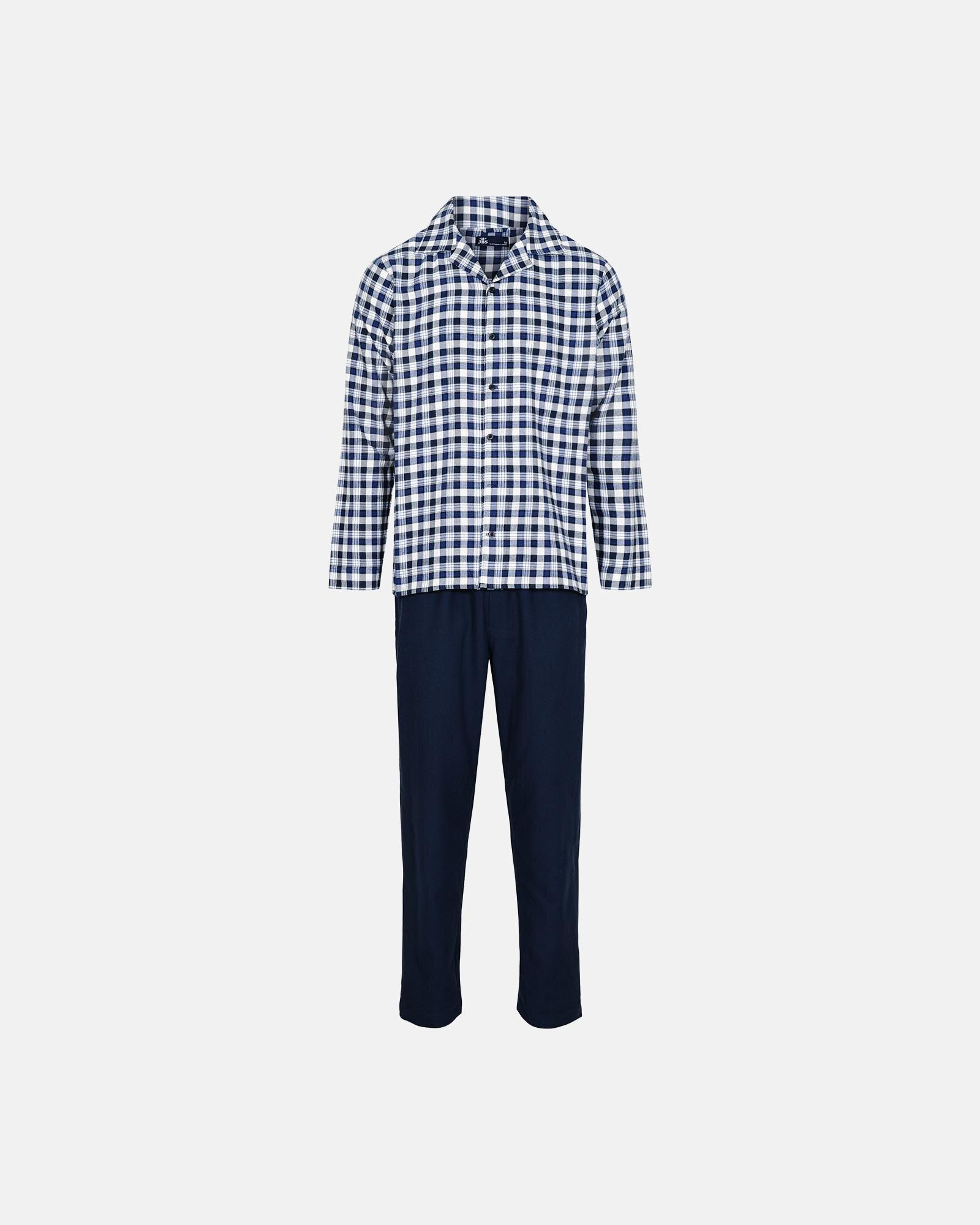 Pyjamas | 100% flannel bomuld | Blå -JBS Pyjamas | 100% flannel bomuld | Blå -JBS