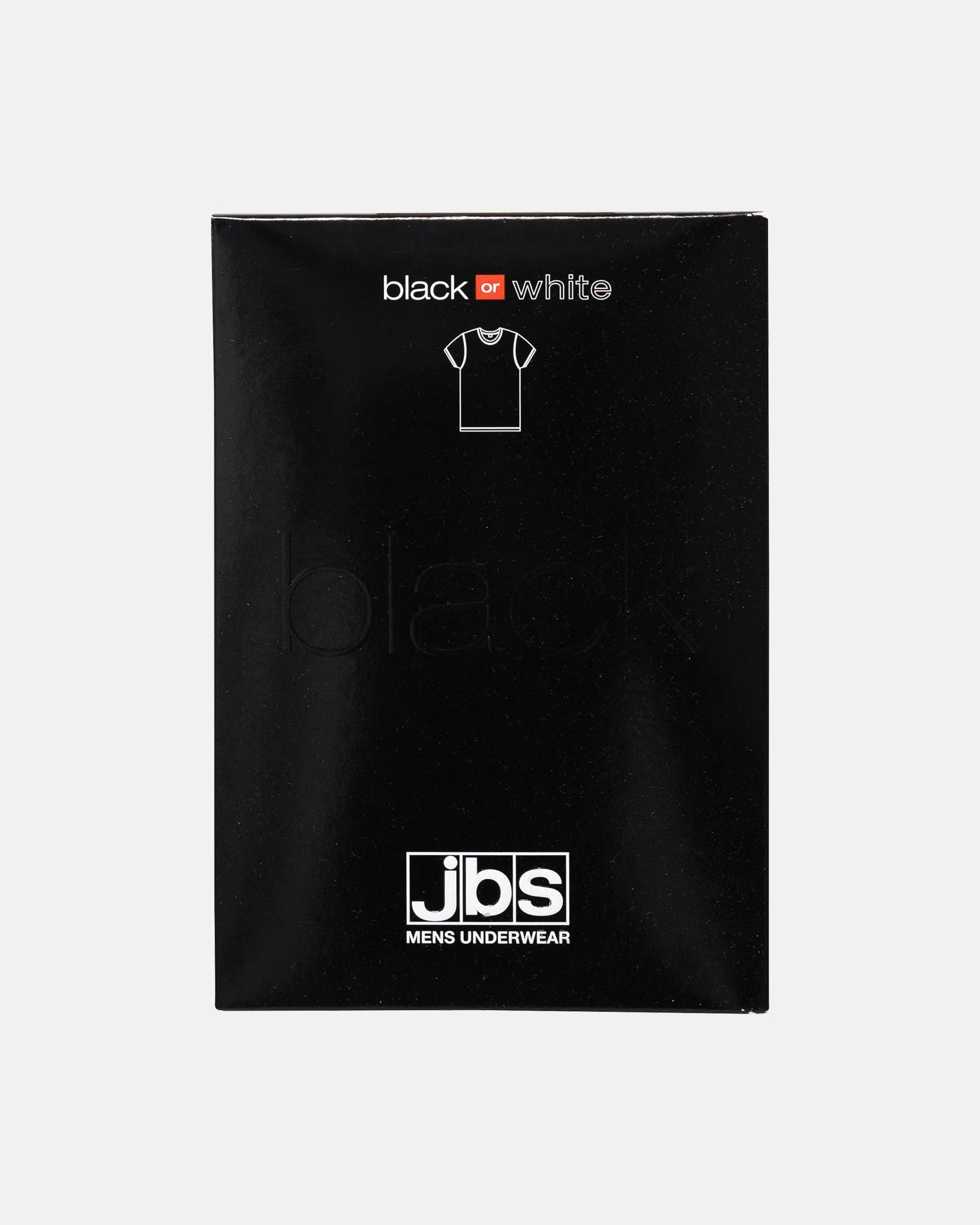 "Black or white" t-shirt o-neck | Bomuld | Sort -JBS "Black or white" t-shirt o-neck | Bomuld | Sort -JBS