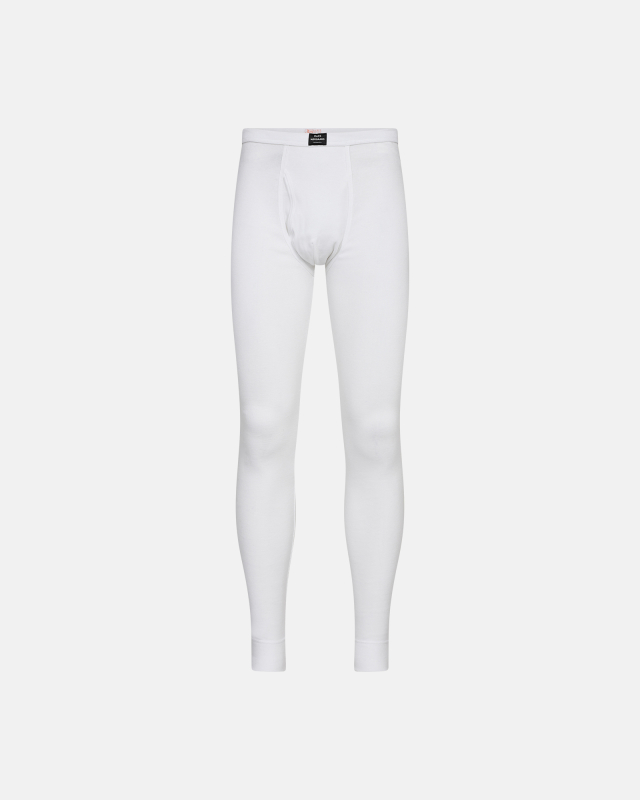 Long johns, 100 % økologisk bomuld, Hvid