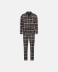 Pyjamassæt "flannel" | 100% bomuld | Ternet - JBS