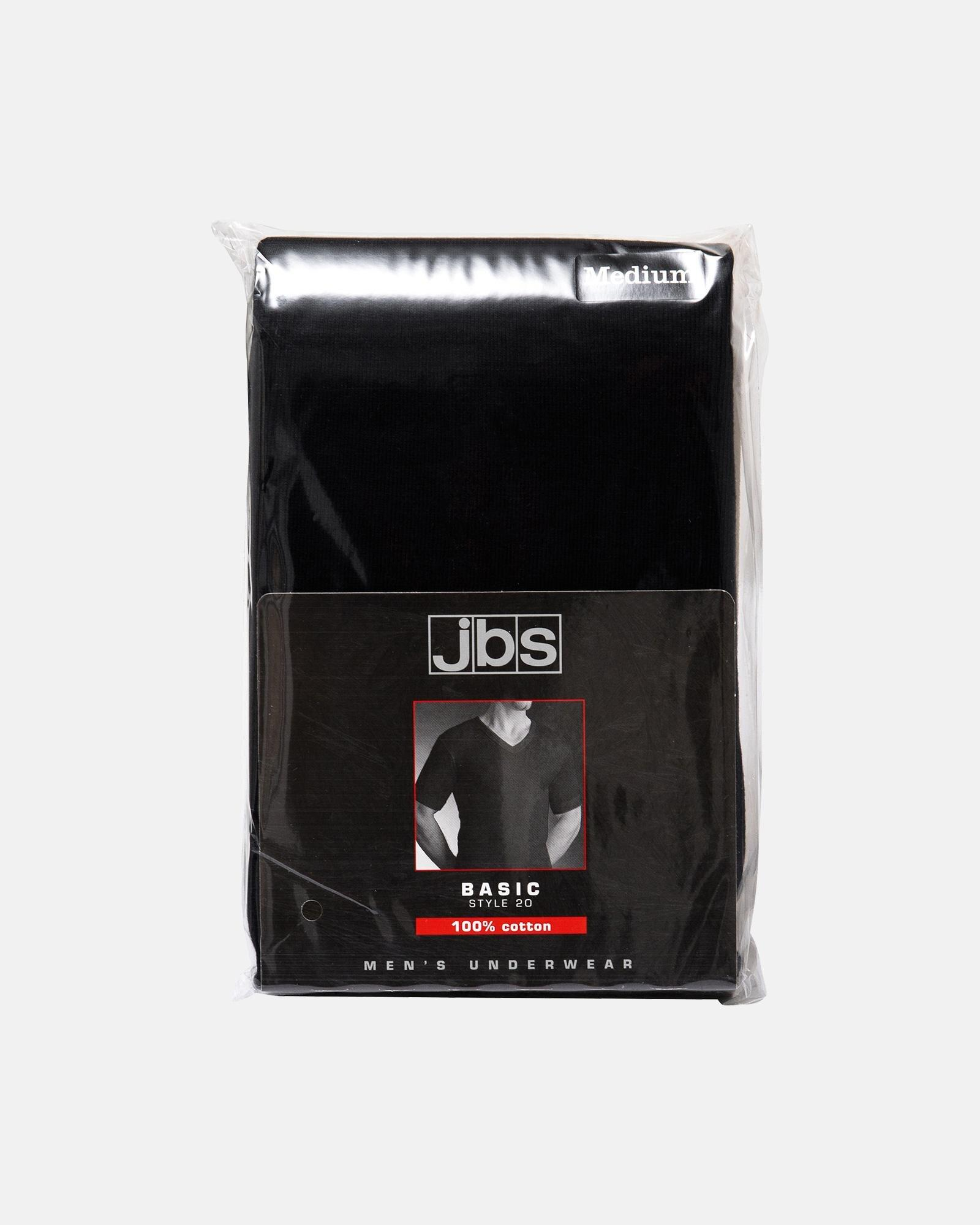 T-shirt "v-neck original" | 100% bomuld | Sort -JBS T-shirt "v-neck original" | 100% bomuld | Sort -JBS