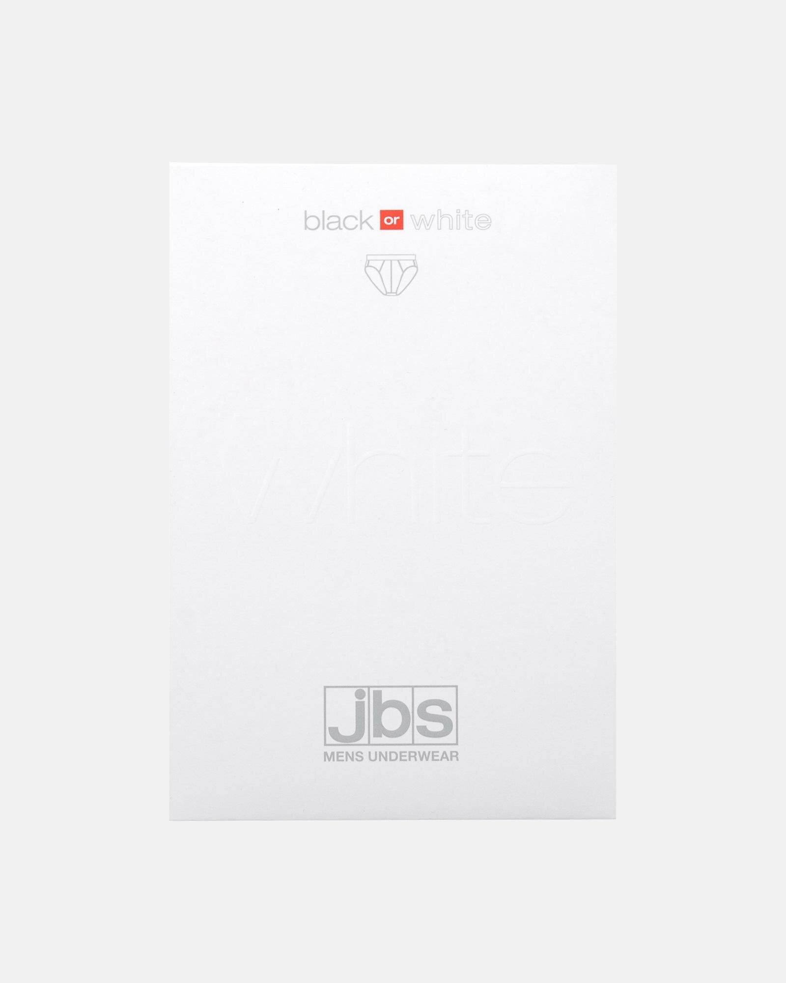 "Black or white" briefs | Bomuld | Hvid -JBS "Black or white" briefs | Bomuld | Hvid -JBS