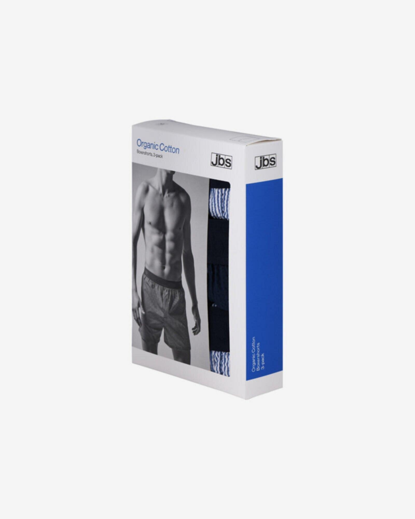 Boxershorts 3-pak | 100% økologisk bomuld | Multifarvet -JBS Boxershorts 3-pak | 100% økologisk bomuld | Multifarvet -JBS