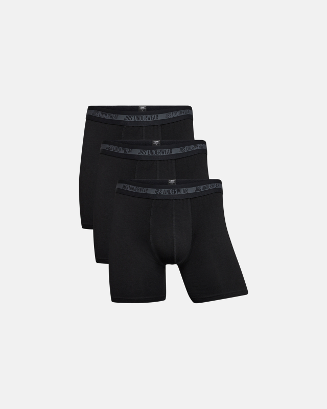 Tights "long leg" 3-pak | Bambusviskose | Sort -JBS