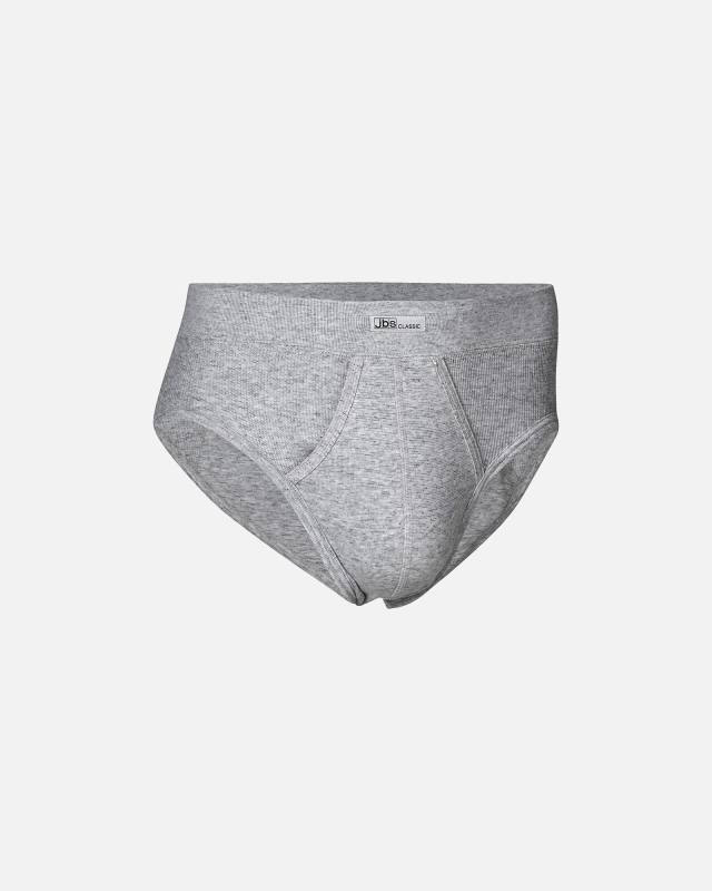 Briefs m. gylp "classic", 100% bomuld, Grå