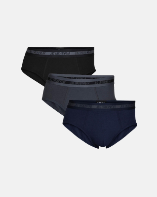 Briefs 3-pak, Bambusviskose, Multifarvet Briefs 3-pak, Bambusviskose, Multifarvet