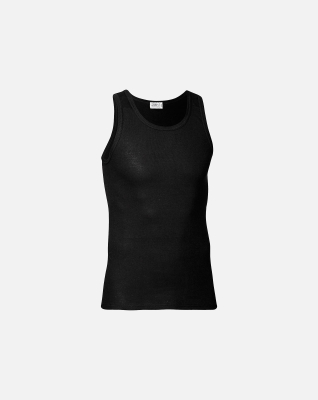Tanktop "original", 100% bomuld, Sort Tanktop "original", 100% bomuld, Sort