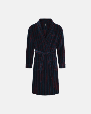 Badekåbe, 100% velour bomuld, Stribet Badekåbe, 100% velour bomuld, Stribet