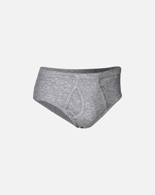 Briefs m. gylp "original", 100% bomuld, Grå Briefs m. gylp "original", 100% bomuld, Grå