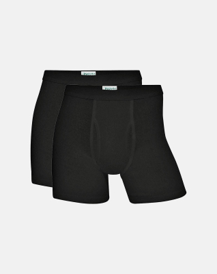 Tights m. gylp, 2-pak, 100% økologisk bomuld, Sort Tights m. gylp, 2-pak, 100% økologisk bomuld, Sort