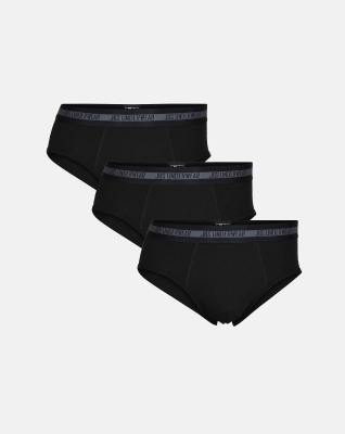 Briefs 3-pak, Bambusviskose, Sort Briefs 3-pak, Bambusviskose, Sort