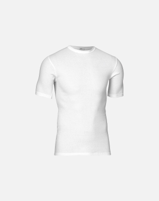 T-shirt "o-neck light", 100% bomuld, Hvid T-shirt "o-neck light", 100% bomuld, Hvid