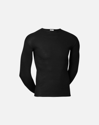 Langærmet t-shirt "original", 100% bomuld, Sort Langærmet t-shirt "original", 100% bomuld, Sort
