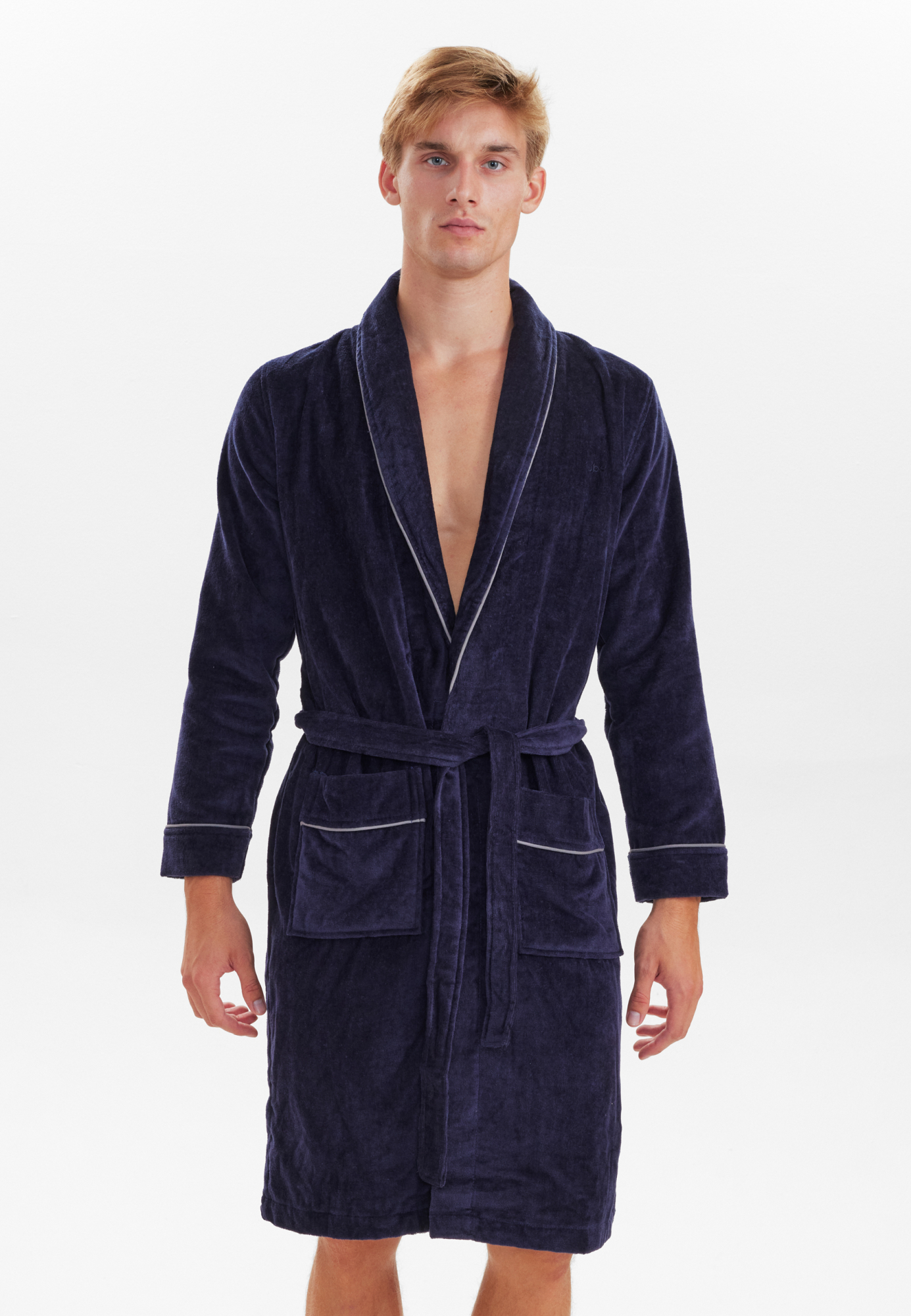 Badekåbe | 100% velour bomuld | Marine -JBS Badekåbe | 100% velour bomuld | Marine -JBS