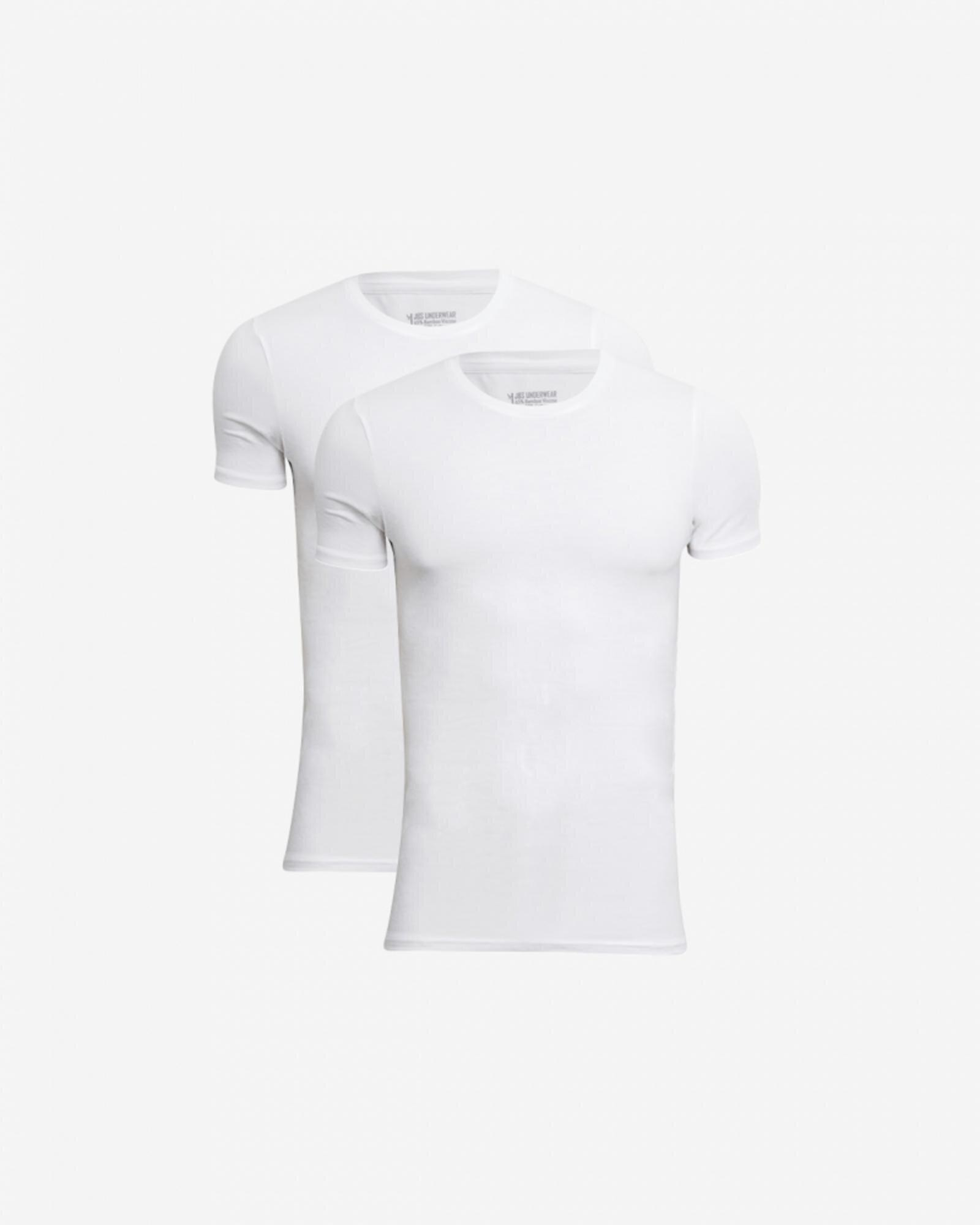 T-shirt "o-neck" 2-pak | Bambusviskose | Hvid -JBS T-shirt "o-neck" 2-pak | Bambusviskose | Hvid -JBS