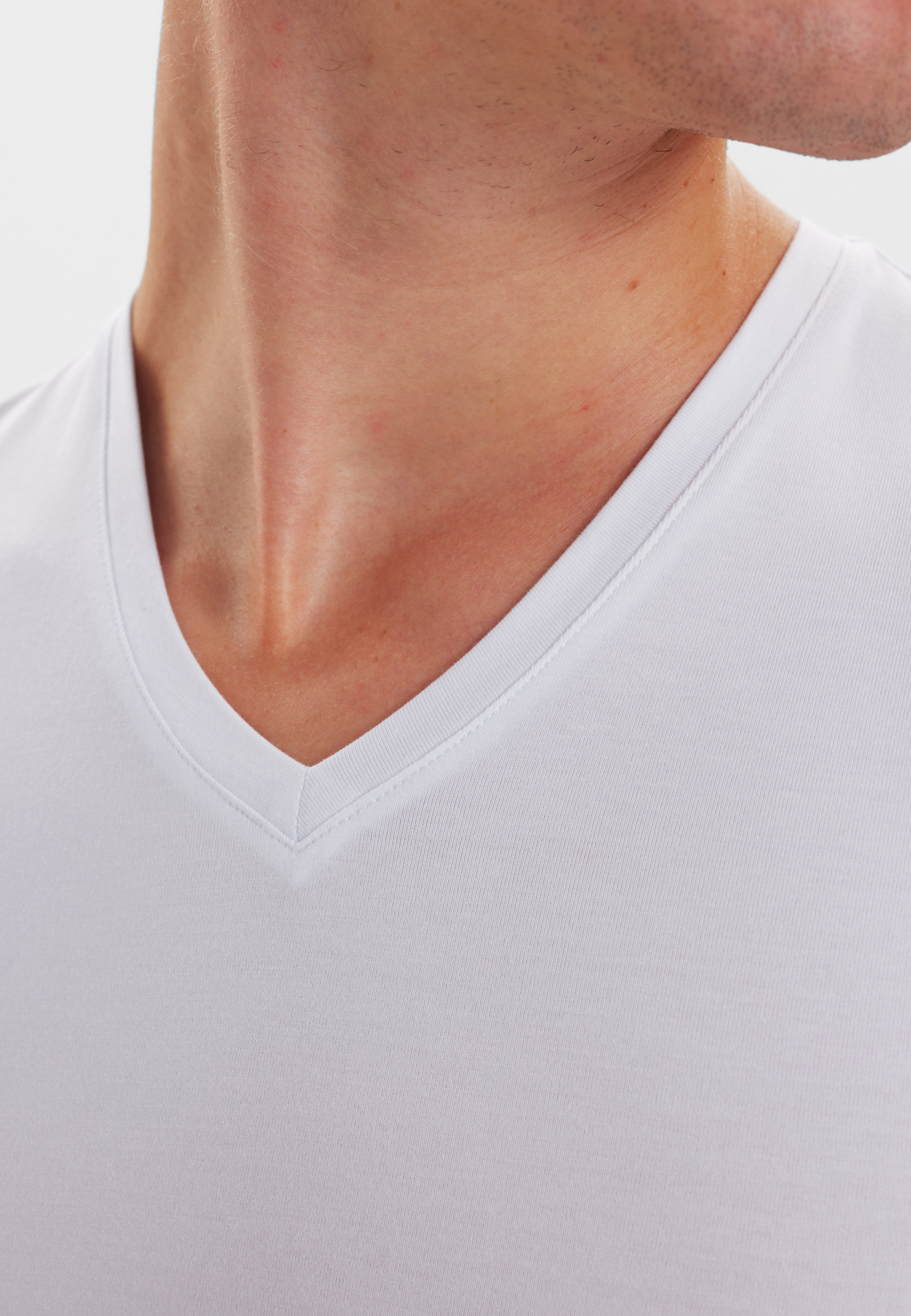 T-shirt "v-neck" 2-pak | Bambusviskose | Hvid -JBS T-shirt "v-neck" 2-pak | Bambusviskose | Hvid -JBS