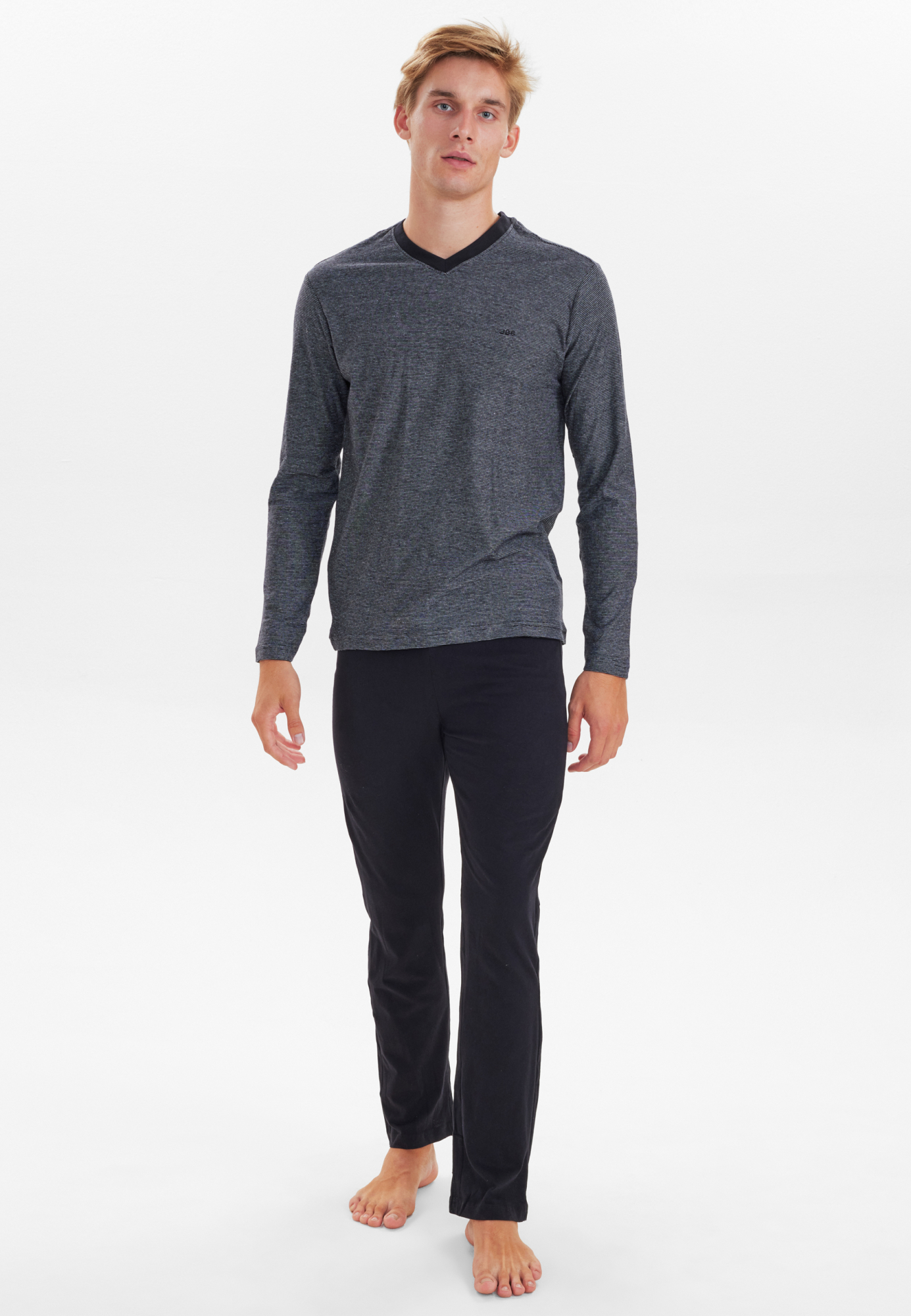 Pyjamas "jersey" | 100% bomuld | Grå -JBS Pyjamas "jersey" | 100% bomuld | Grå -JBS