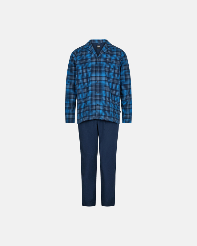 Pyjamassæt "flannel", 100% bomuld, multifarvet