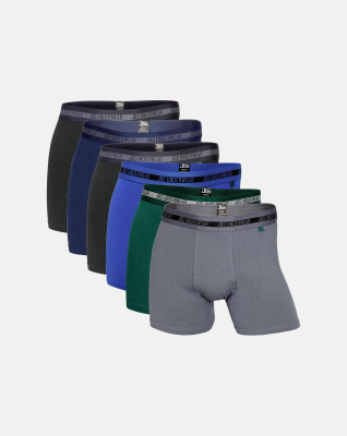 6-pak tights, bambus, multifarvet 6-pak tights, bambus, multifarvet