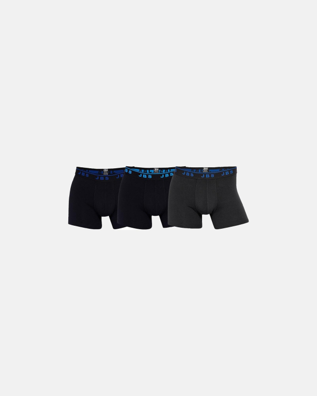3-pak tights, bomuld, sort