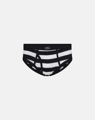 Briefs m. gylp "original", 100 % økologisk bomuld, Stribet Briefs m. gylp "original", 100 % økologisk bomuld, Stribet